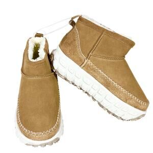 UGG Venture Daze Ultra Mini Fashion Boot Unisex Chestnut Men 8 Women 9 New